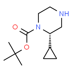 (2S)-2-环丙基哌嗪-1-羧酸叔丁酯结构式