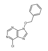 9-benzyloxy-6-chloropurine结构式