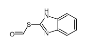 Methanethioic acid, S-1H-benzimidazol-2-yl ester (9CI) Structure