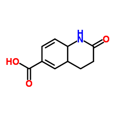2-OXOTETRAHYDROQUINOLINE-6-CARBOXYLIC ACID结构式