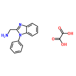 1-(1-Phenyl-1H-benzimidazol-2-yl)methanamine ethanedioate (1:1) Structure