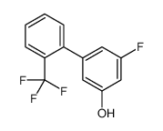 3-fluoro-5-[2-(trifluoromethyl)phenyl]phenol结构式