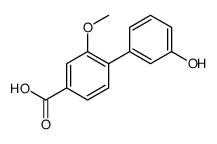 4-(3-hydroxyphenyl)-3-methoxybenzoic acid Structure