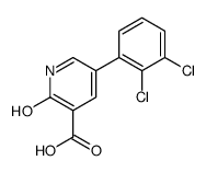 5-(2,3-dichlorophenyl)-2-oxo-1H-pyridine-3-carboxylic acid Structure