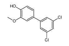 4-(3,5-dichlorophenyl)-2-methoxyphenol Structure