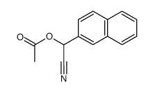 α-acetoxy-2-naphthylacetonitrile结构式