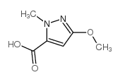 3-METHOXY-1-METHYL-1H-PYRAZOLE-5-CARBOXYLIC ACID structure