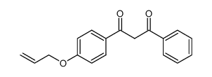 1-phenyl-3-[4-(prop-2-en-1-yloxy)phenyl]propane-1,3-dione Structure