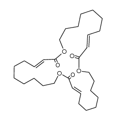 (2E,12E,22E)-triaconta-2,12,22-triene-1,11,21-triolide结构式