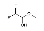 difluoroacetaldehyde methyl hemiacetal Structure