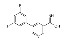 5-(3,5-difluorophenyl)pyridine-3-carboxamide Structure