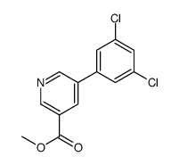 methyl 5-(3,5-dichlorophenyl)pyridine-3-carboxylate结构式