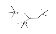 t-butyl-CHC(SnMe3)CH2SnMe3 Structure
