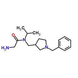 N-[(1-Benzyl-3-pyrrolidinyl)methyl]-N-isopropylglycinamide Structure