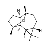 (1aS,4S,4aR,7S,7aR,7bS)-1,1,4,7-tetramethyldecahydro-1H-4,7-epoxycyclopropa[e]azulene结构式