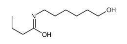Butanamide,N-(6-hydroxyhexyl)-结构式