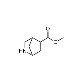 2-氮杂双环[2.2.1]庚烷-5-羧酸甲酯结构式