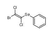 phenyl 1,2-dichloro-2-bromovinyl selenide Structure