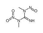 1,3-dimethyl-1-nitro-3-nitrosoguanidine结构式