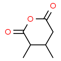 2H-PYRAN-2,6(3H)-DIONE, DIHYDRO-3,4-DIMETHYL- structure