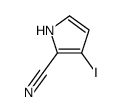 3-碘-1H-吡咯-2-甲腈结构式