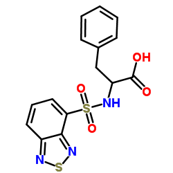 N-(2,1,3-Benzothiadiazol-4-ylsulfonyl)phenylalanine结构式