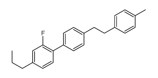 2-fluoro-1-[4-[2-(4-methylphenyl)ethyl]phenyl]-4-propylbenzene结构式