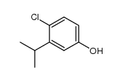 4-chloro-3-isopropyl-phenol Structure