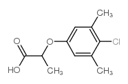 2-(4-chloro-3,5-dimethylphenoxy)propanoic acid Structure