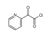 2-Pyridineacetyl chloride, alpha-oxo- (9CI) Structure