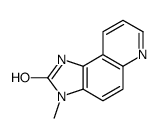 2H-Imidazo[4,5-f]quinolin-2-one,1,3-dihydro-3-methyl-(9CI) Structure
