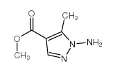 1H-Pyrazole-4-carboxylicacid,1-amino-5-methyl-,methylester(9CI) Structure