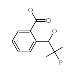 Benzoic acid, 2-(2,2,2-trifluoro-1-hydroxyethyl)- (9CI) structure