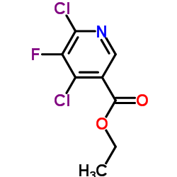 Ethyl 4,6-dichloro-5-fluoronicotinate Structure