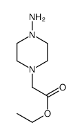 ethyl 2-(4-aminopiperazin-1-yl)acetate Structure