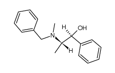 (1S,2S)-2-(N-benzyl-N-methylamino)-1-phenyl-1-propanol结构式
