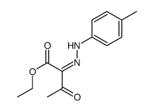 ethyl 2-[(4-methylphenyl)hydrazinylidene]-3-oxobutanoate结构式