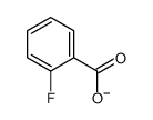 2-fluorobenzoate结构式
