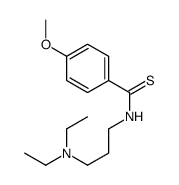 N-[3-(Diethylamino)propyl]-p-methoxythiobenzamide Structure