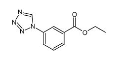 ethyl 3-(1H-tetrazol-1-yl)benzoate结构式