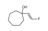 (E)-1-(2-Fluoroethen-1-yl)cycloheptenol Structure