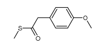 S-methyl 2-(4-methoxyphenyl)ethanethioate Structure