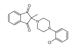 2-[4-(2-chlorophenyl)piperazin-1-yl]-2-methylindene-1,3-dione Structure