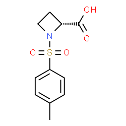 (R)-1-对甲苯磺酰基氮杂环丁烷-2-羧酸结构式