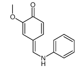 4-(anilinomethylidene)-2-methoxycyclohexa-2,5-dien-1-one Structure