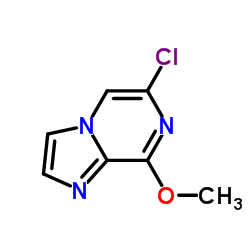 6-Chloro-8-methoxyimidazo[1,2-a]pyrazine结构式