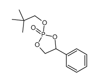 2-(2,2-dimethylpropoxy)-4-phenyl-1,3,2λ5-dioxaphospholane 2-oxide结构式