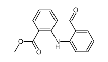 N-(2-Formylphenyl)anthranilsaeuremethylester结构式