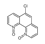 6-chloro-10-oxido-1,10-phenanthrolin-1-ium 1-oxide结构式