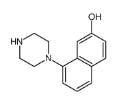 8-哌嗪-1-萘-2-醇结构式